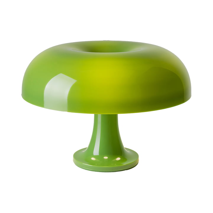 Nessino Lampe de table, vert (édition spéciale) de Artemide