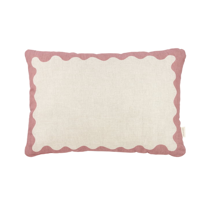 Nobodinoz - Vibes Coussin L, 45 x 30 cm, rose