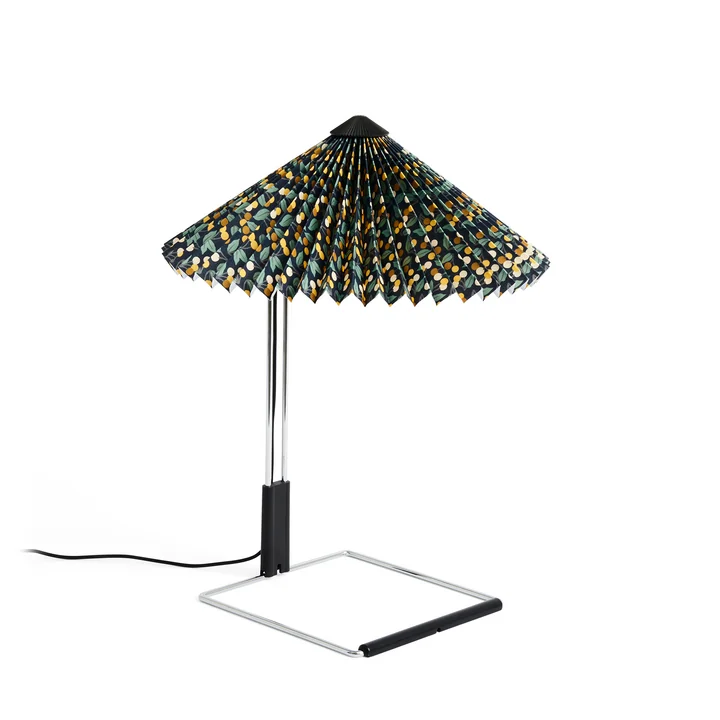HAY - Matin LED Lampe de table S, HAY x Liberty, Cherry Drop by Liberty / miroir