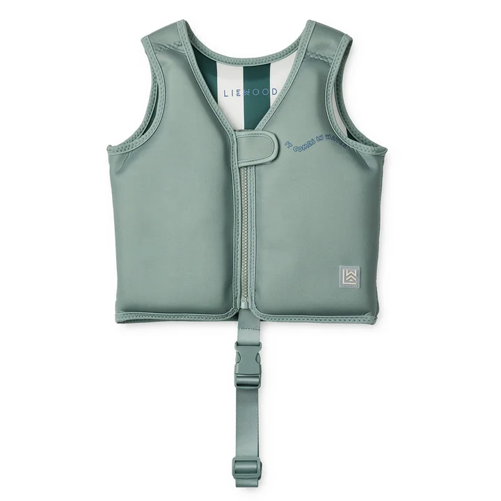 LIEWOOD - Dove Gilet de sauvetage, 19 - 30 kg, it comes in waves / peppermint