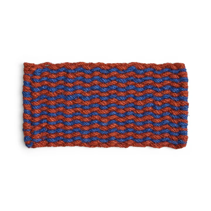 HAY - Coco Paillasson, stripe wave, marron / navy