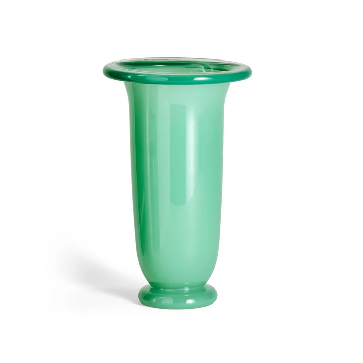 HAY - Empire Vase, large, vert / vert foncé