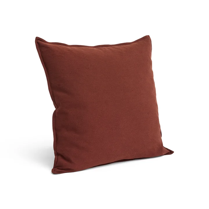 HAY - Linen Coussin, 50 x 50 cm, iron red