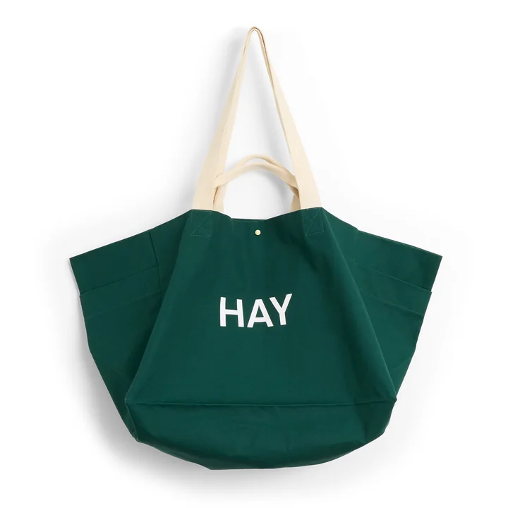 HAY - Weekend Bag, large, vert foncé