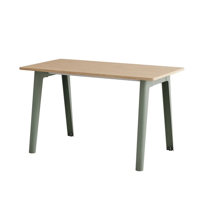 TipToe - NEW MODERN Bureau, 75 x 130 cm, bouleau / eucalyptus gris