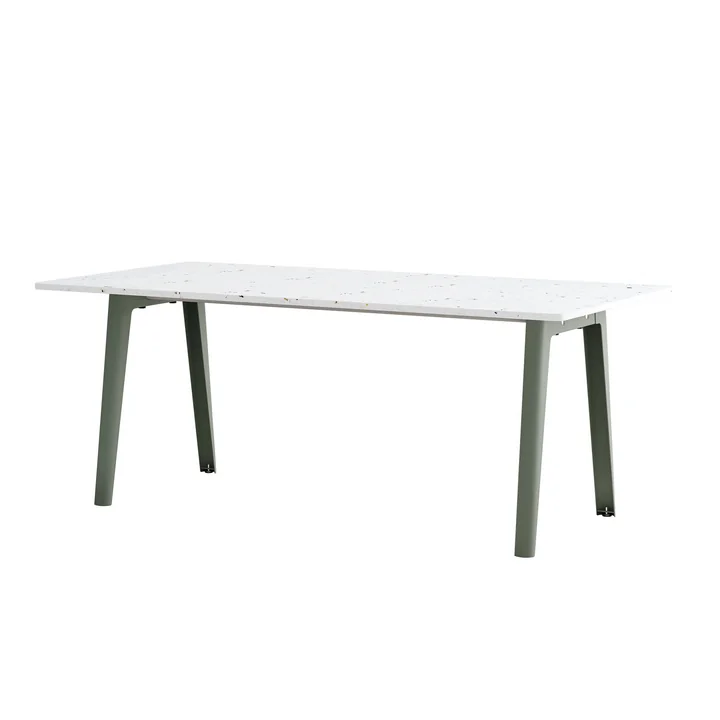 TipToe - NEW MODERN Venezia Table de salle à manger 95 x 190 cm, eucalyptus grey