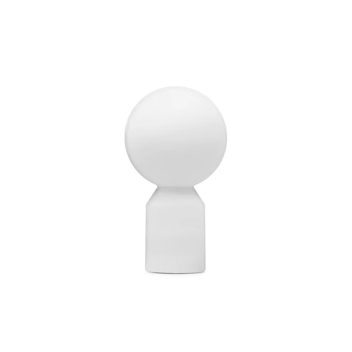 Yo LED lampe de table avec accu, blanc, small, H 27 x Ø 15 cm de Normann Copenhagen