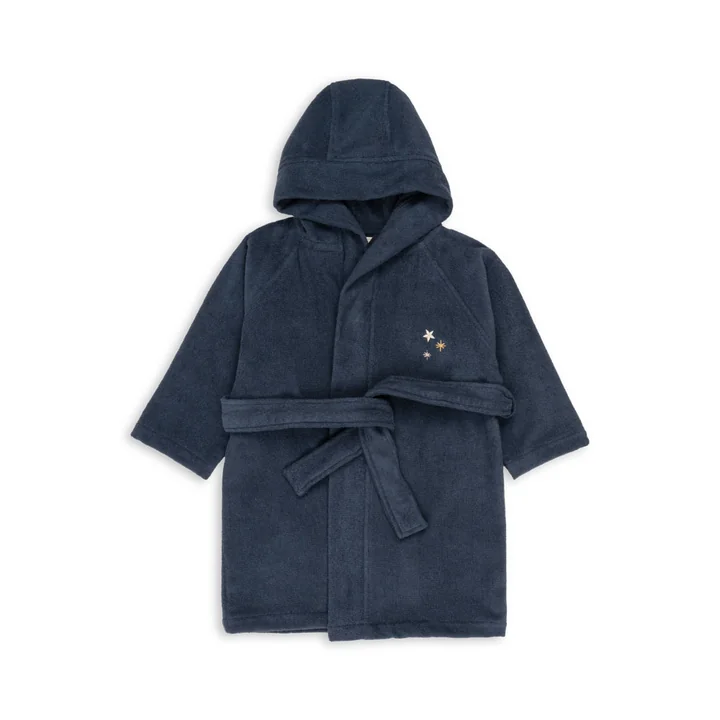 Konges Sløjd - Terry peignoir enfant 12 - 18 mois, blue nights