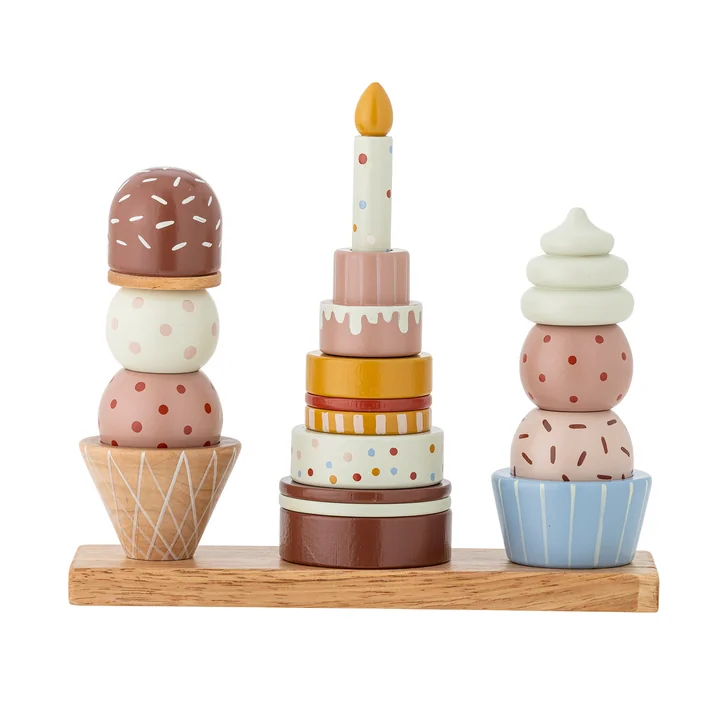 Bloomingville Mini - Jouet d'activité Celebrate, multicolore (18 pcs.)