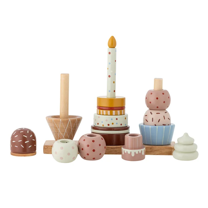 Bloomingville Mini - Jouet d'activité Celebrate, multicolore (18 pcs.)