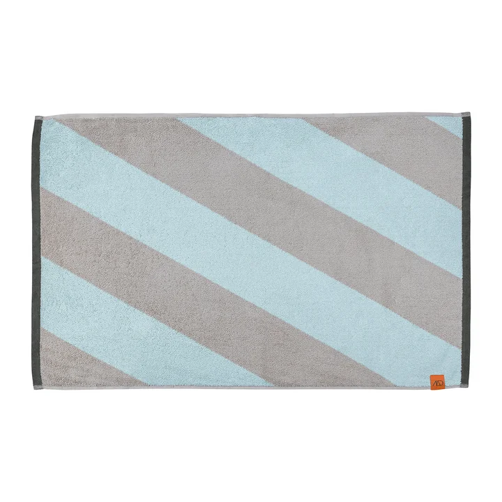 Mette Ditmer - Tapis de bain Diagonal, 50 x 80 cm, menthe