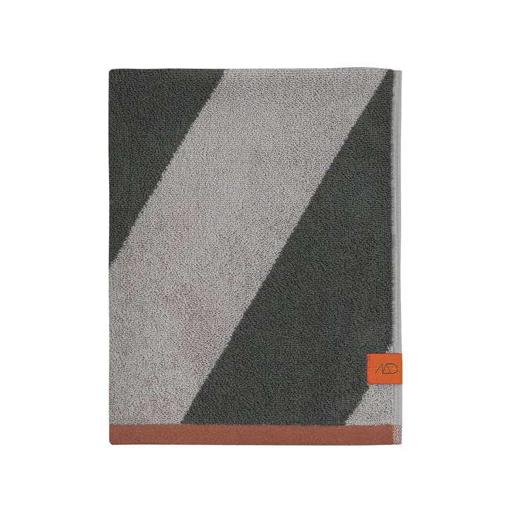 Mette Ditmer - Diagonal Serviette de bain, 50 x 90 cm, dark olive