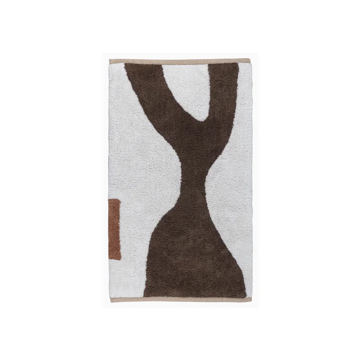 Mette Ditmer - Figura Tapis, 80 x 50 cm, marron