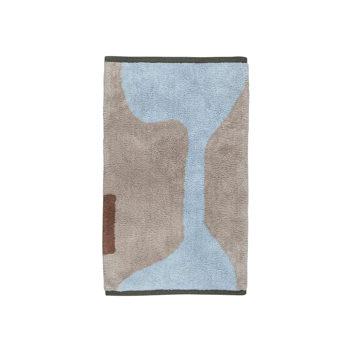 Mette Ditmer - Figura Tapis, 80 x 50 cm, bleu clair
