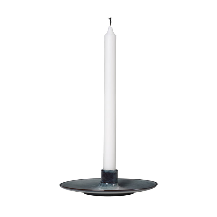 Broste Copenhagen - Nordic Sea Bougeoir, soft blue