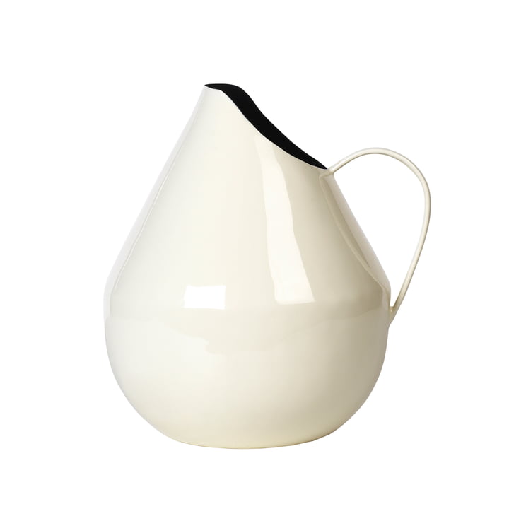 Broste Copenhagen - Rosario Vase, Ø 20 x 25 cm, crème