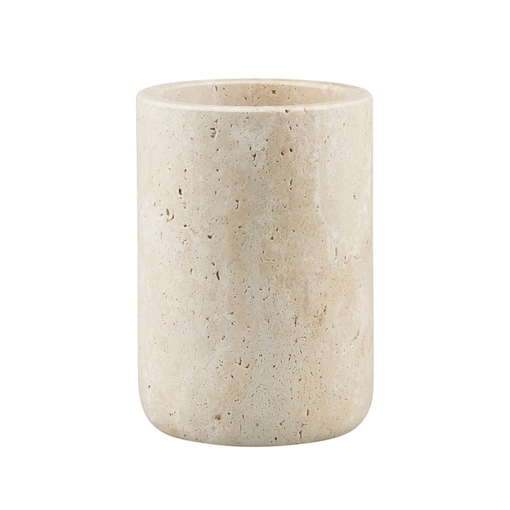 Mette Ditmer - Travertine Gobelet pour brosse à dents, lin