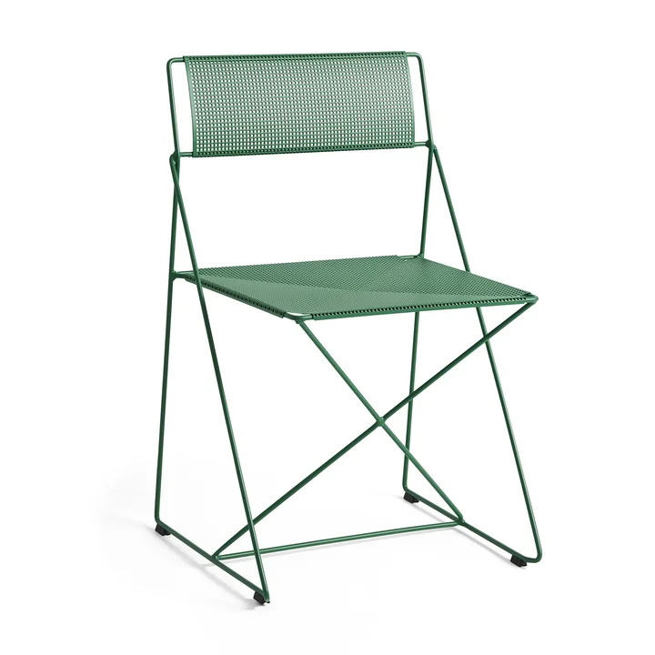 HAY - X-Line Chaise, Outdoor, leek green