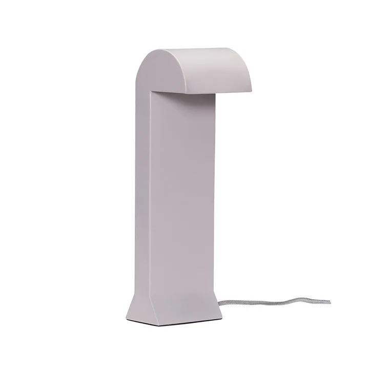 Hübsch Interior - Soothe LED lampe de table, gris clair