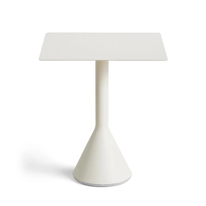 HAY - Palissade Cone Table de bistrot 65 x 65 cm, H 74 cm, blanc crème