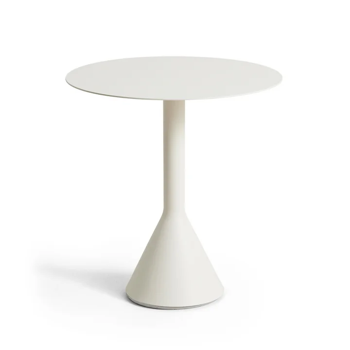 HAY - Palissade Cone Table de bistrot Ø 70 x H 74 cm, blanc crème