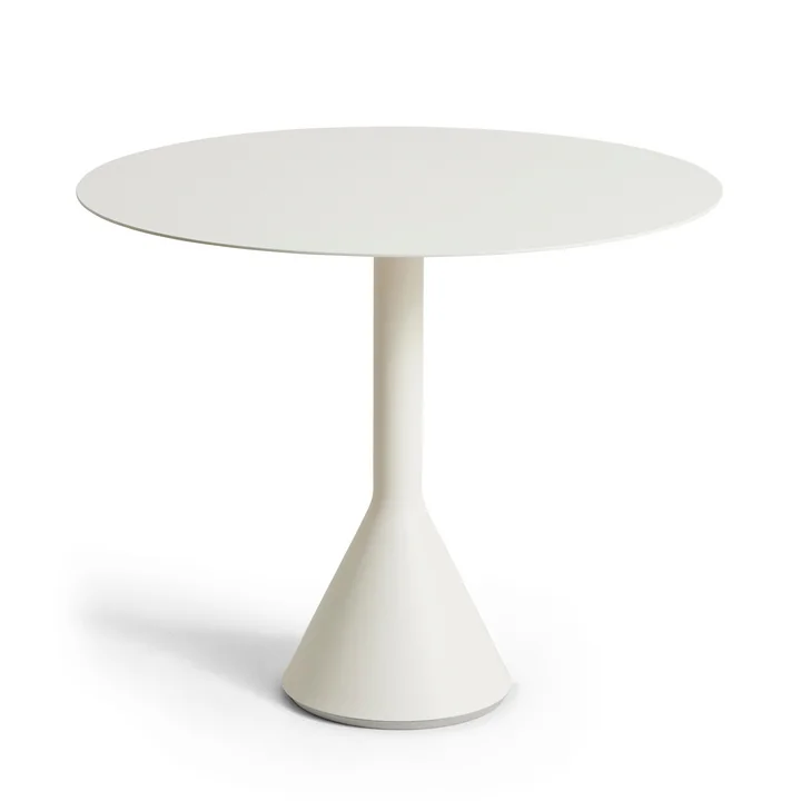 HAY - Palissade Cone Table Ø 90 x H 74 cm, blanc crème
