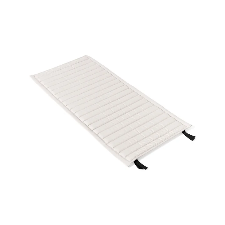 HAY - Palissade Quilted Cushion pour Dining Armchair, blanc crème