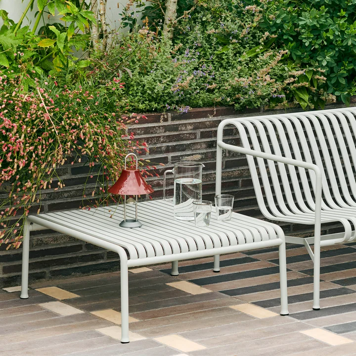 HAY - Palissade Table d'appoint, 81,5 x 86 cm, blanc crème