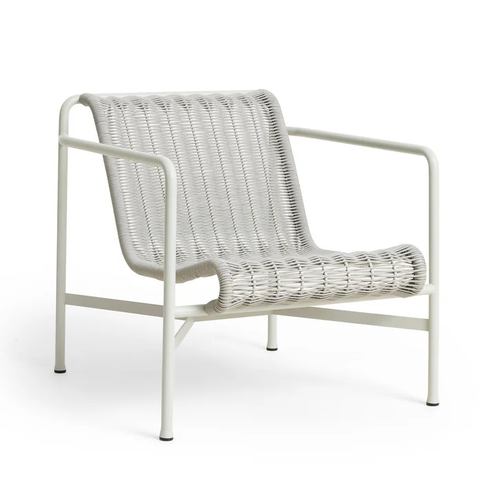 HAY - Palissade Cord Lounge Chair Low, sky grey
