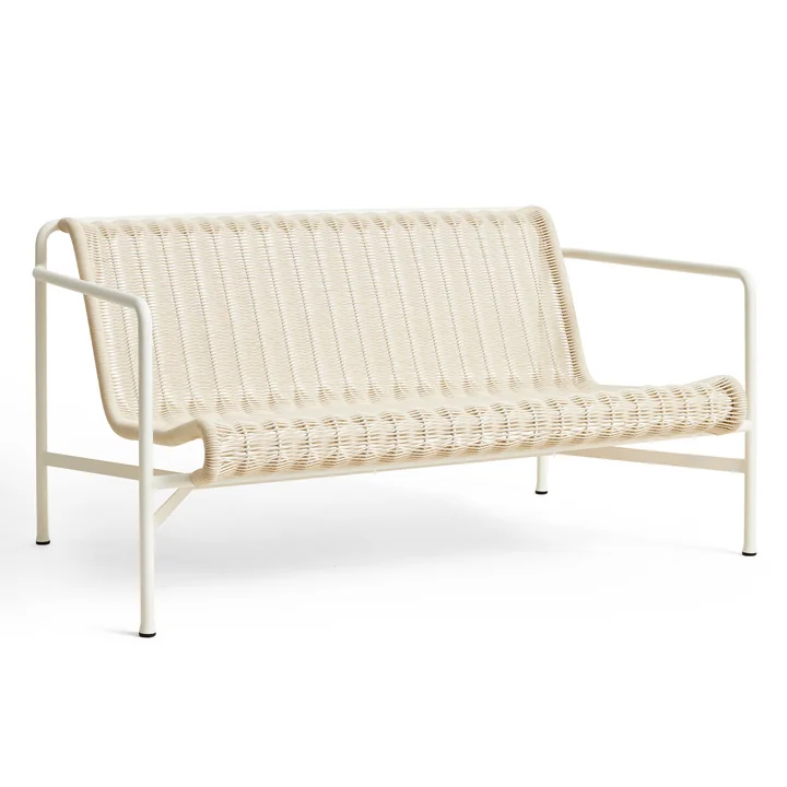 HAY - Palissade Cord Lounge Sofa, blanc crème