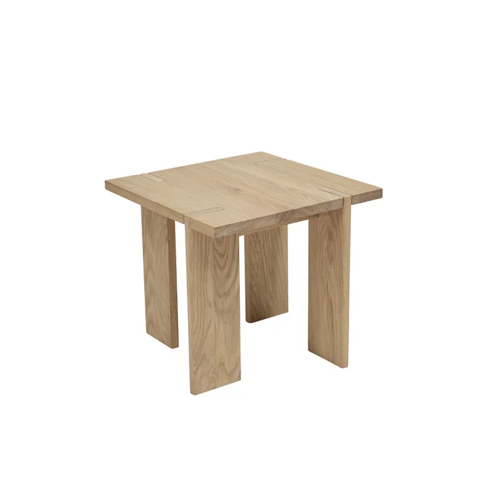 OYOY - Square Table d'appoint, low, H 36 cm, chêne naturel