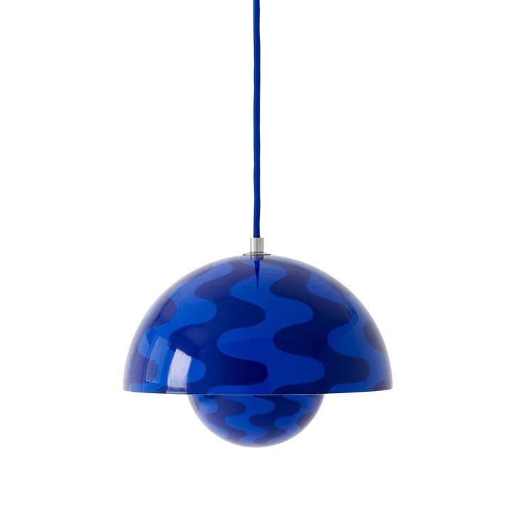 & Tradition - FlowerPot Lampe suspendue VP1, bleu cobalt / bleu crépuscule