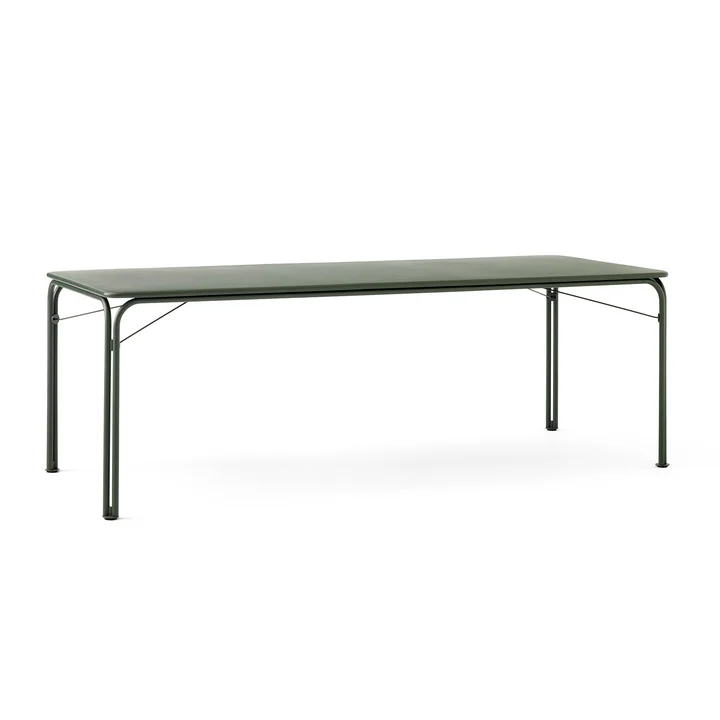 & Tradition - Thorvald SC99 Table de jardin, 220 x 90 cm, bronze green
