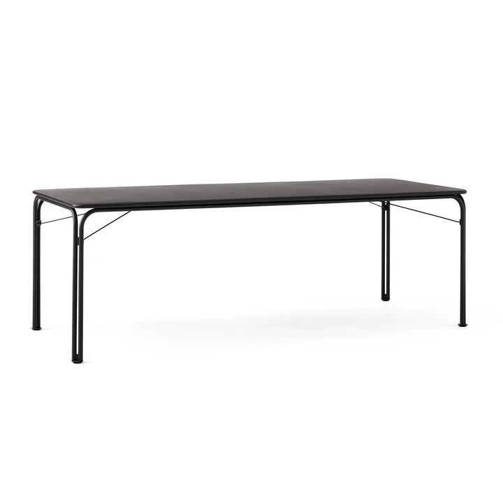 & Tradition - Thorvald SC99 Table de jardin, 220 x 90 cm, warm black