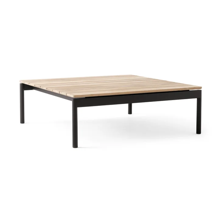 & Tradition - Ville AV50 Outdoor Table basse, 90 x 90cm, teck / warm black