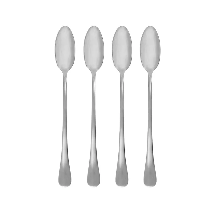 House Doctor - Brush cuillère, longue, argent-finish (set de 4)
