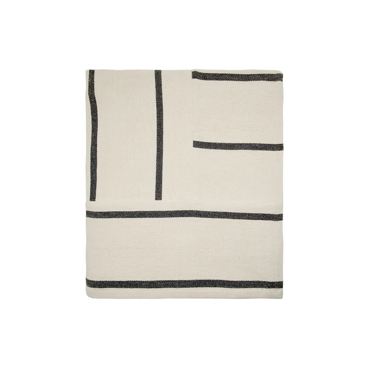 House Doctor - Nula couvre-lit, 160 x 240 cm, marron foncé