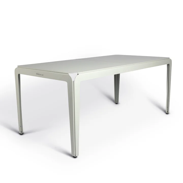 Weltevree - Bended Table Table d'extérieur, 180 x 90 cm, gris (RAL 7038)