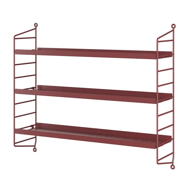 String - Pocket Métal, rouge brun RAL 3011