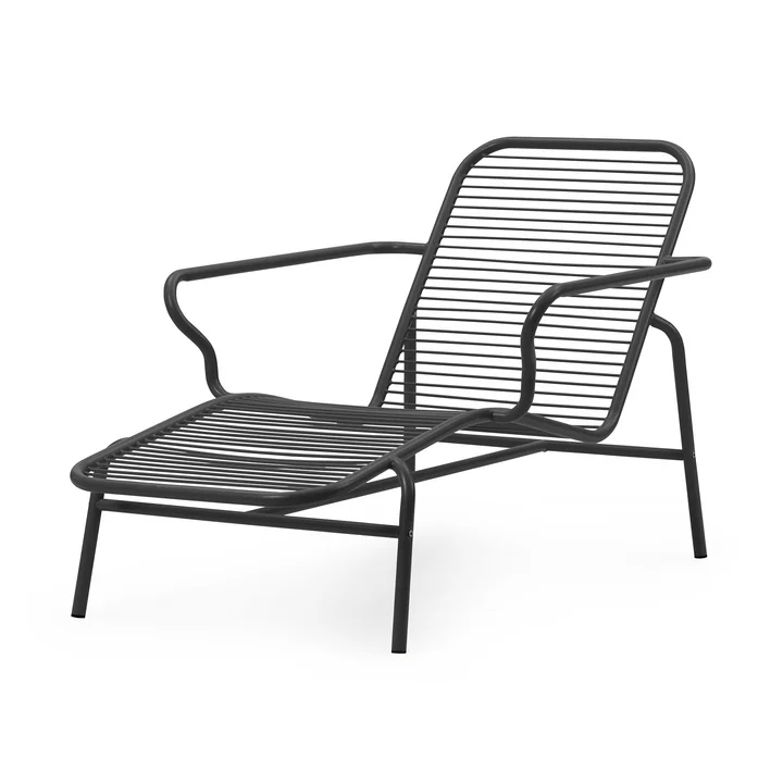 Normann Copenhagen - Vig Chaise longue, noir
