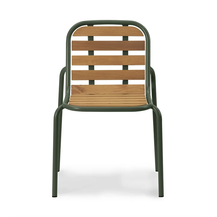 Normann Copenhagen - Vig Chaise, vert foncé / robinier