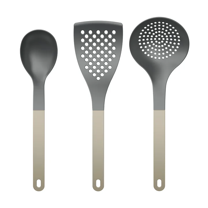 Rosti - New Optima Set d'ustensiles de cuisine 2, humus (3 pièces)