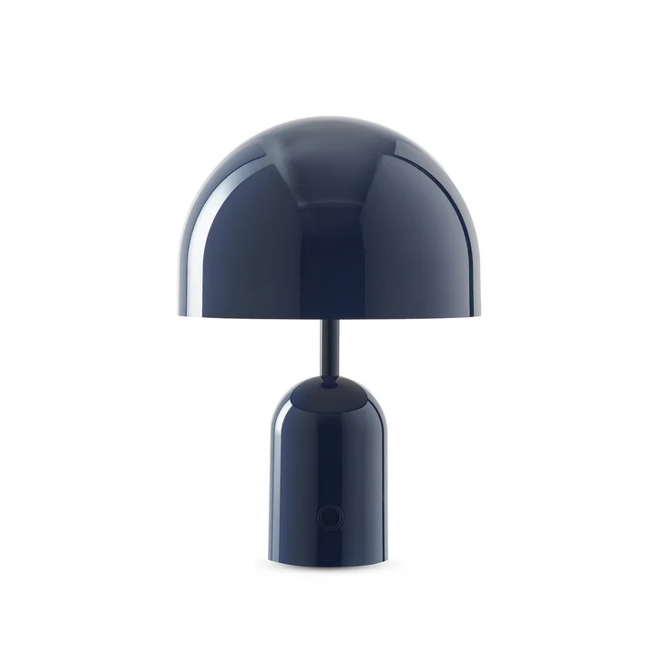 Tom Dixon - Bell LED lampe de table avec batterie, indigo