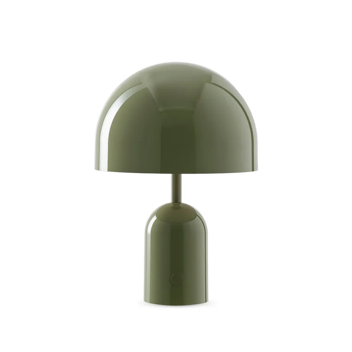 Tom Dixon - Bell LED lampe de table avec batterie, vert mousse