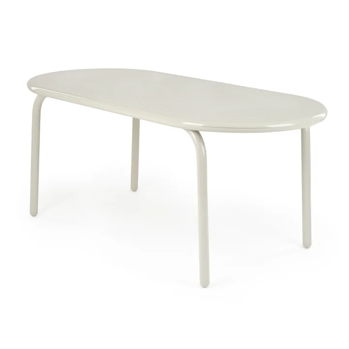 Tom Dixon - Groove Table de jardin, 186 x 86 cm, putty