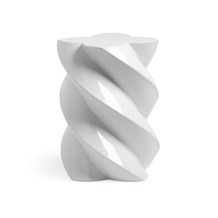 & klevering - Marshmallow table d'appoint 39,5 x Ø 29 cm, concrete