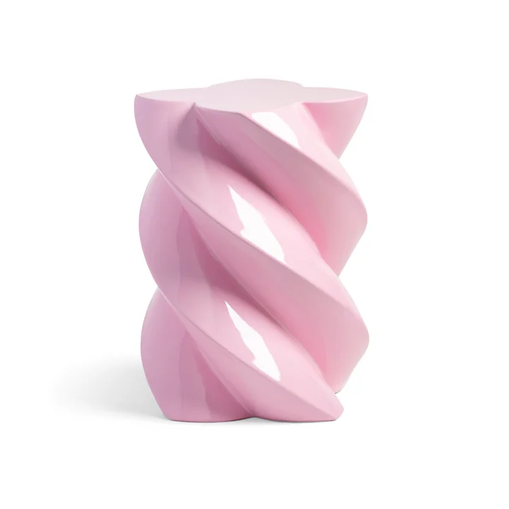 & klevering - Guimauve table d'appoint 39,5 x Ø 29 cm, rose