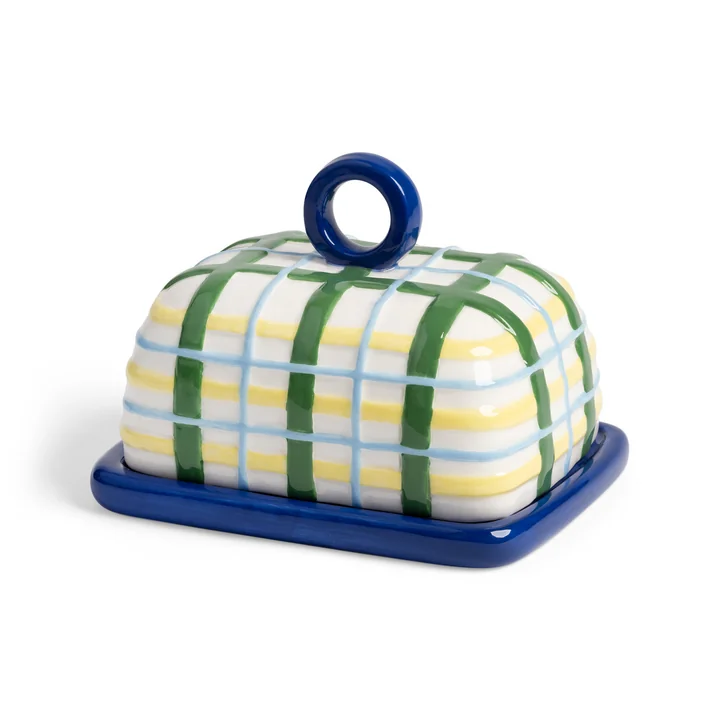 & klevering - Plaid Beurrier, bleu