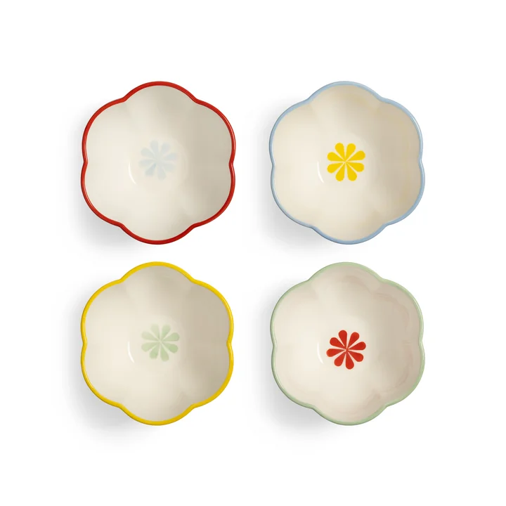 & klevering - Folk Coupe Ø 12,5 cm, multi (set de 4)