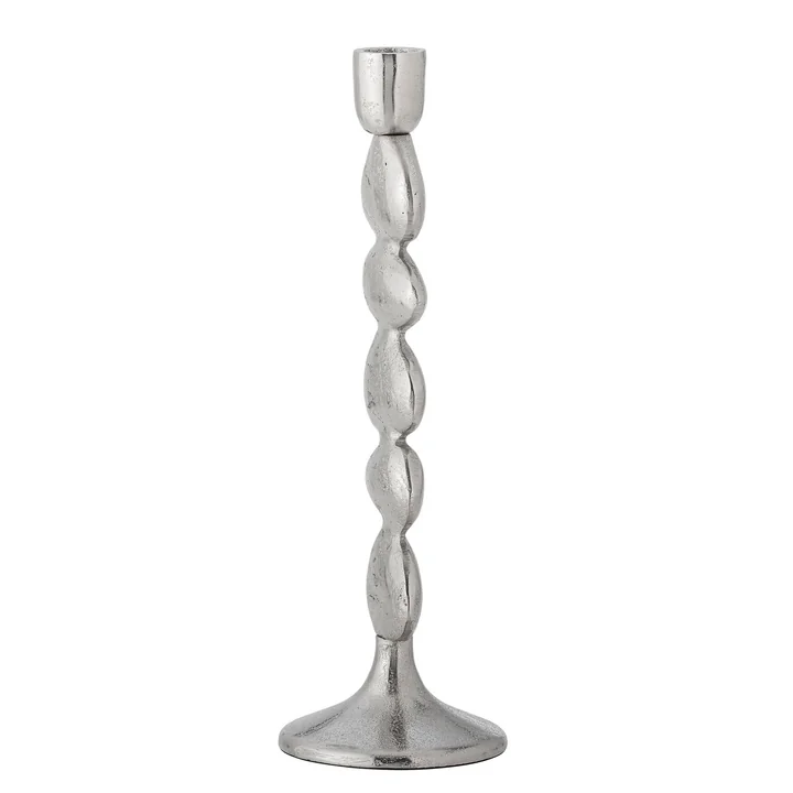 Bloomingville - Metina Bougeoir, H 28,5 cm, argenté